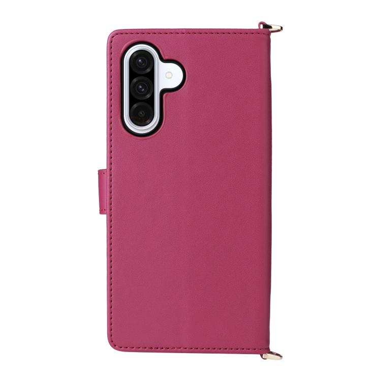 For Samsung Galaxy A26 5G Multifunctional 6-Card Slots Leather Phone Case with Wrist Strap