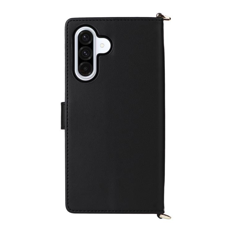 For Samsung Galaxy A17 5G Multifunctional 6-Card Slots Leather Phone Case with Wrist Strap
