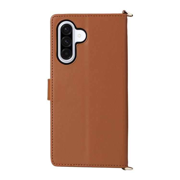 For Samsung Galaxy A17 5G Multifunctional 6-Card Slots Leather Phone Case with Wrist Strap