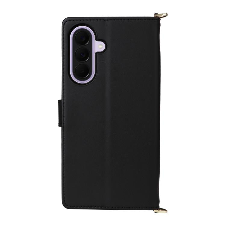 For Samsung Galaxy A37 5G Multifunctional 6-Card Slots Leather Phone Case with Wrist Strap