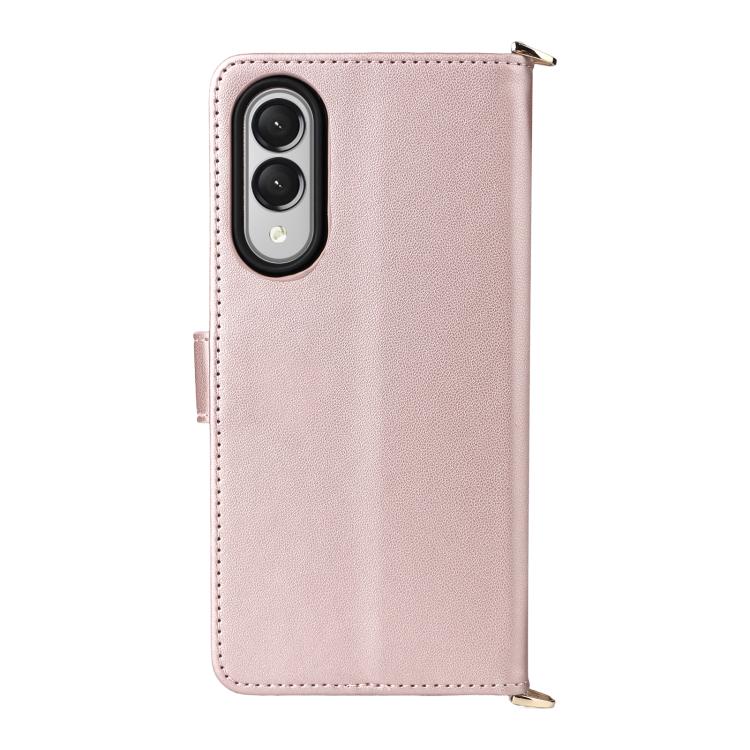 For Samsung Galaxy S25 Edge 5G Multifunctional 6-Card Slots Leather Phone Case with Wrist Strap