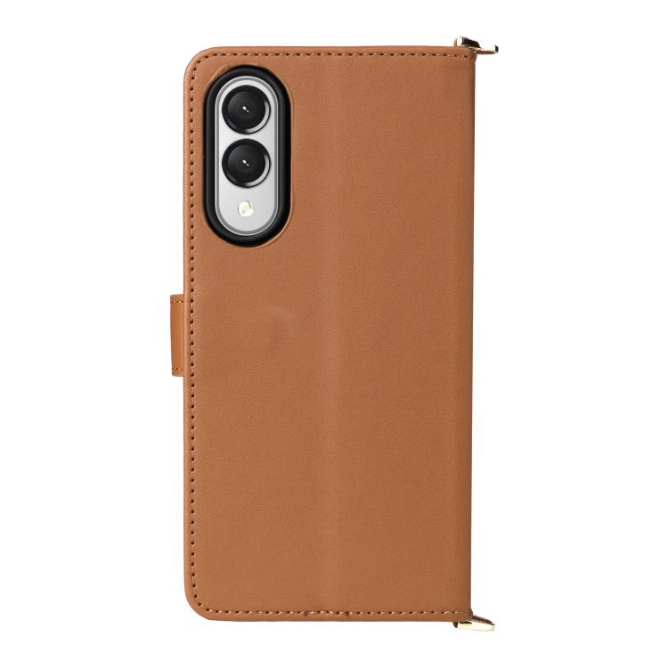For Samsung Galaxy S25 Edge 5G Multifunctional 6-Card Slots Leather Phone Case with Wrist Strap