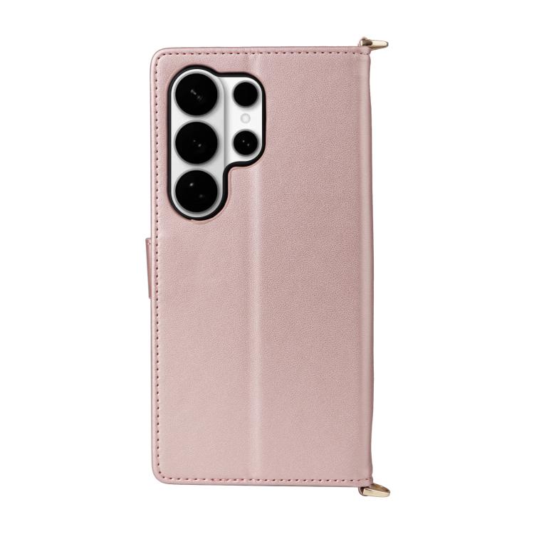 For Samsung Galaxy S26 Ultra 5G Multifunctional 6-Card Slots Leather Phone Case with Wrist Strap