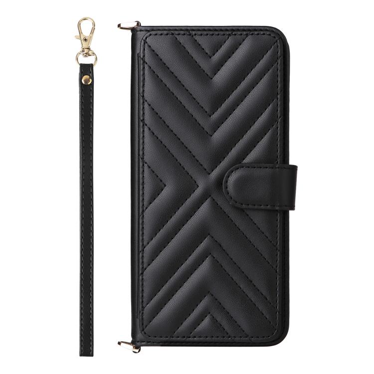 For Samsung Galaxy S26 Ultra 5G Multifunctional 6-Card Slots Leather Phone Case with Wrist Strap
