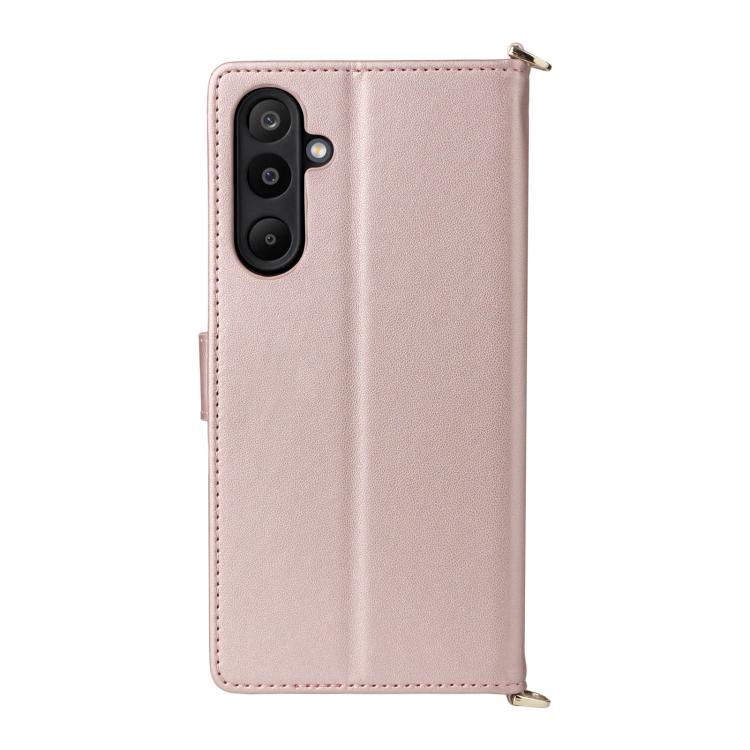 For Samsung Galaxy M16 5G / F16 5G Multifunctional 6-Card Slots Leather Phone Case with Wrist Strap