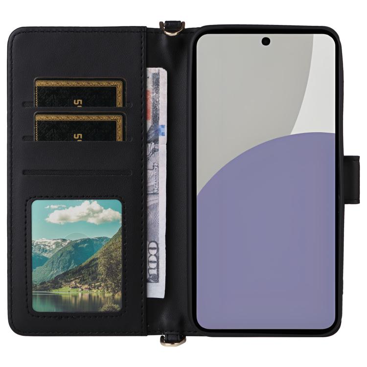 For Sharp Aquos Sense10 Multifunctional 6-Card Slots Leather Phone Case with Wrist Strap