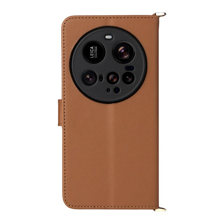 For Xiaomi 15 Ultra Multifunctional 6-Card Slots Leather Phone Case with Wrist Strap