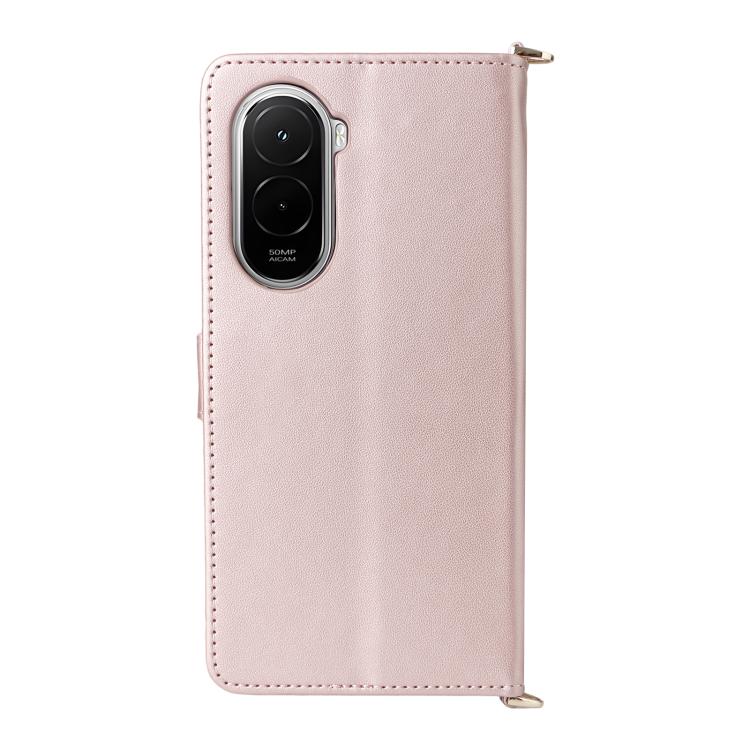 For Xiaomi Poco M7 4G 171mm Multifunctional 6-Card Slots Leather Phone Case with Wrist Strap