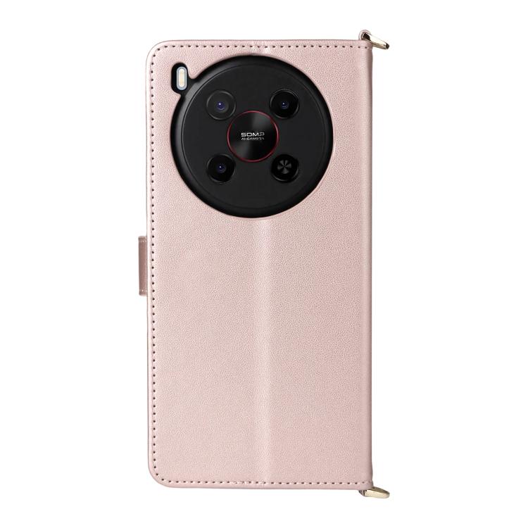 For ZTE Blade V70 Max Multifunctional 6-Card Slots Leather Phone Case with Wrist Strap