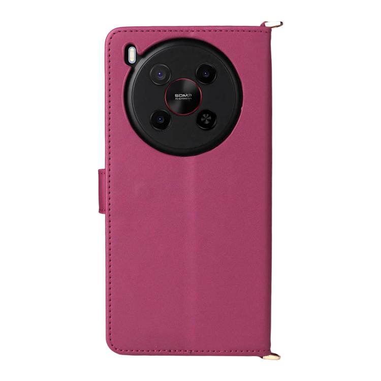 For ZTE Blade V70 Max Multifunctional 6-Card Slots Leather Phone Case with Wrist Strap
