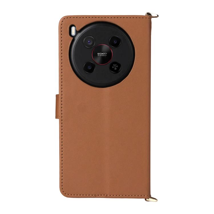 For ZTE Blade V70 Max Multifunctional 6-Card Slots Leather Phone Case with Wrist Strap