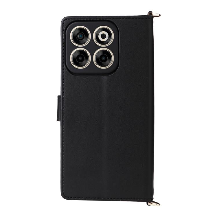 For ZTE Blade V70 4G Multifunctional 6-Card Slots Leather Phone Case with Wrist Strap