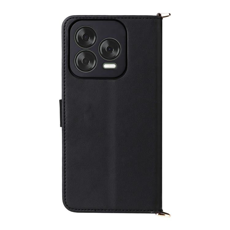 For ZTE Blade V70 Design 4G Multifunctional 6-Card Slots Leather Phone Case with Wrist Strap