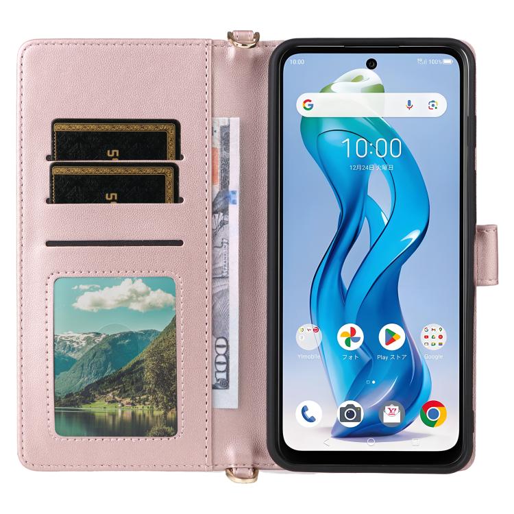 For ZTE nubia S 5G A403ZT Multifunctional 6-Card Slots Leather Phone Case with Wrist Strap