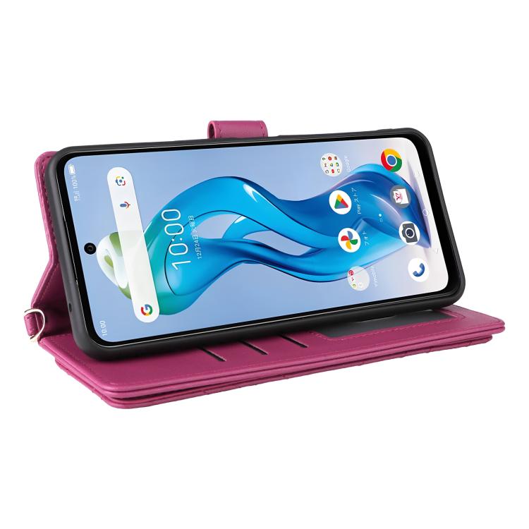 For ZTE nubia S 5G A403ZT Multifunctional 6-Card Slots Leather Phone Case with Wrist Strap