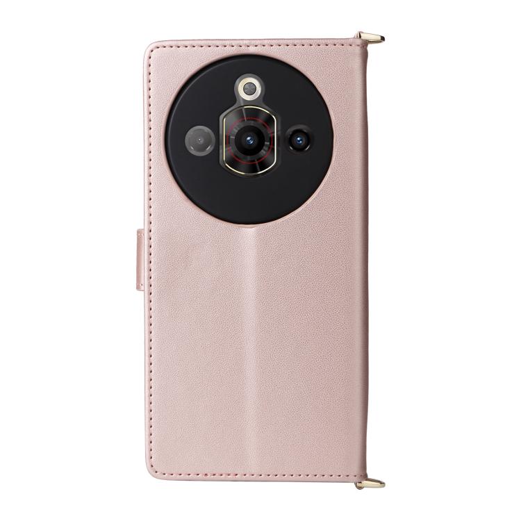 For ZTE nubia Focus Pro 5G Multifunctional 6-Card Slots Leather Phone Case with Wrist Strap