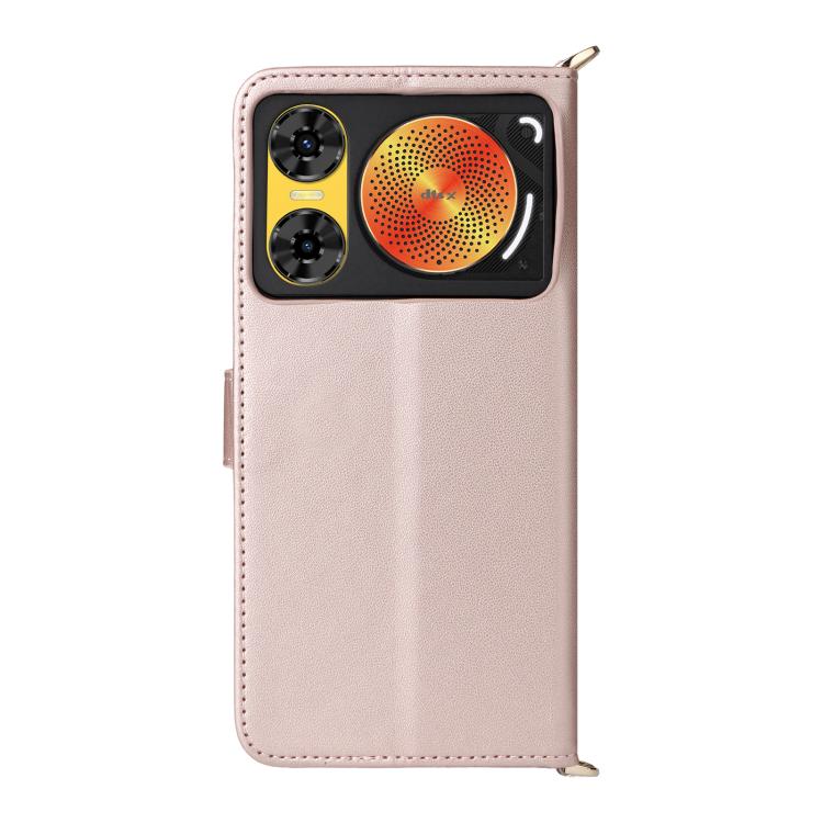 For ZTE nubia Music 2 Multifunctional 6-Card Slots Leather Phone Case with Wrist Strap