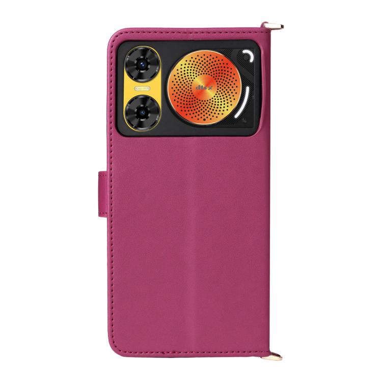 For ZTE nubia Music 2 Multifunctional 6-Card Slots Leather Phone Case with Wrist Strap