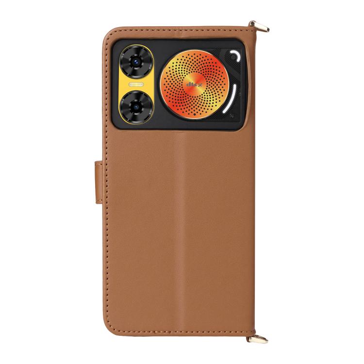 For ZTE nubia Music 2 Multifunctional 6-Card Slots Leather Phone Case with Wrist Strap