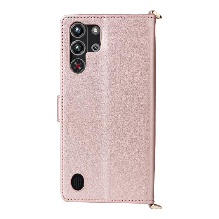 For ZTE nubia Red Magic 10 Pro / 10 Pro+ Multifunctional 6-Card Slots Leather Phone Case with Wrist Strap