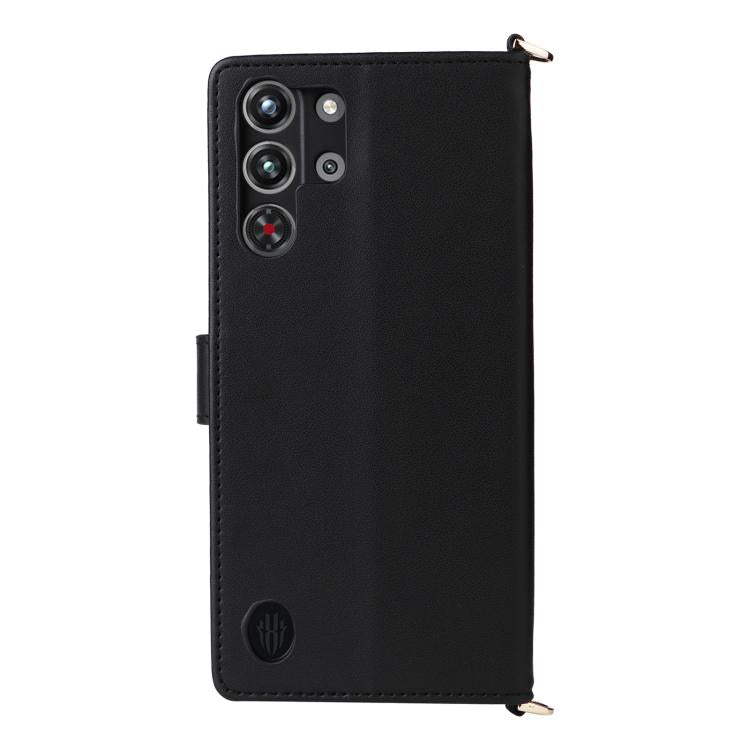 For ZTE nubia Red Magic 10 Pro / 10 Pro+ Multifunctional 6-Card Slots Leather Phone Case with Wrist Strap