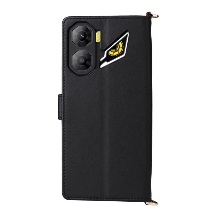 For ZTE nubia Neo 3 5G Multifunctional 6-Card Slots Leather Phone Case with Wrist Strap