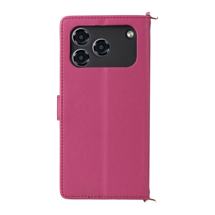 For ZTE Blade A76 4G Multifunctional 6-Card Slots Leather Phone Case with Wrist Strap