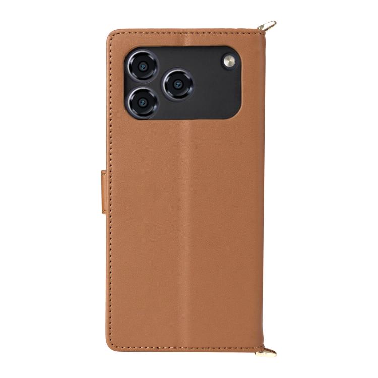 For ZTE Blade A76 4G Multifunctional 6-Card Slots Leather Phone Case with Wrist Strap