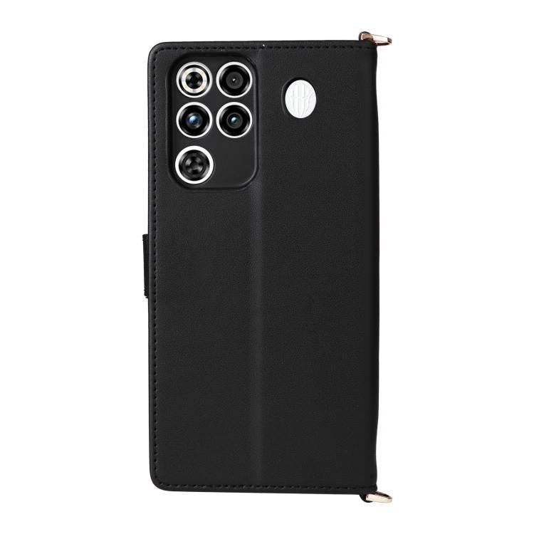 For ZTE nubia RedMagic 11 Pro / 11 Pro+ Multifunctional 6-Card Slots Leather Phone Case with Wrist Strap