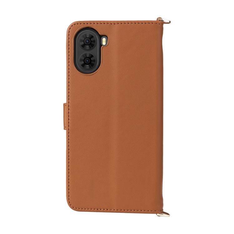 For ZTE nubia S2 504ZT Multifunctional 6-Card Slots Leather Phone Case with Wrist Strap