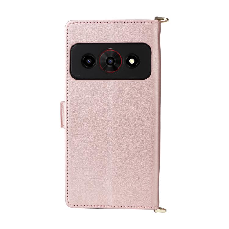 For ZTE Optus X Value 5G Multifunctional 6-Card Slots Leather Phone Case with Wrist Strap