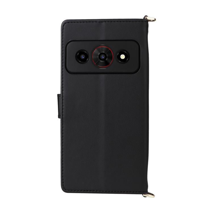 For ZTE Optus X Value 5G Multifunctional 6-Card Slots Leather Phone Case with Wrist Strap