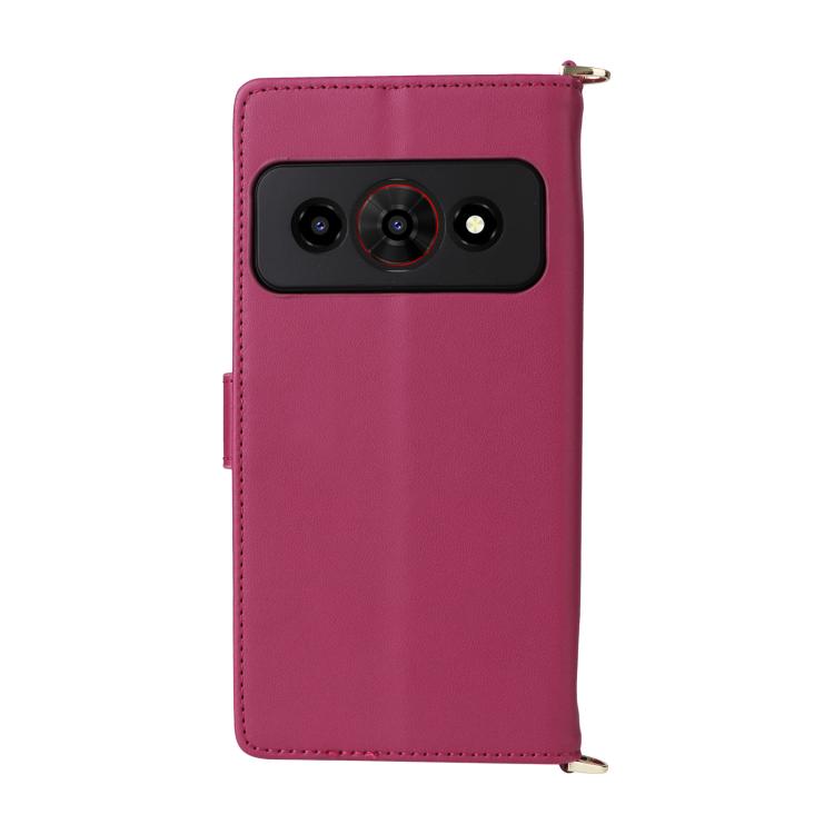 For ZTE Optus X Value 5G Multifunctional 6-Card Slots Leather Phone Case with Wrist Strap