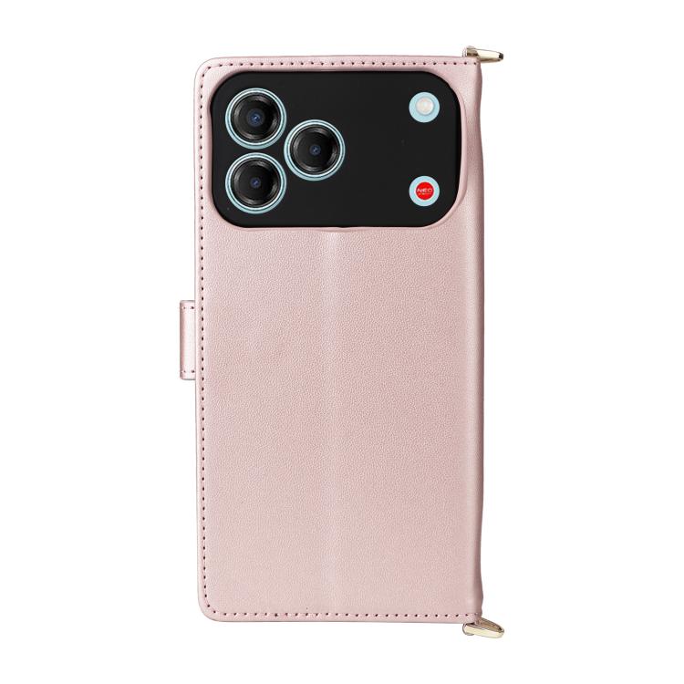 For ZTE Blade V80 Pro / V80 Vita Multifunctional 6-Card Slots Leather Phone Case with Wrist Strap