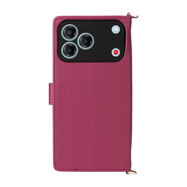 For ZTE Blade V80 Pro / V80 Vita Multifunctional 6-Card Slots Leather Phone Case with Wrist Strap