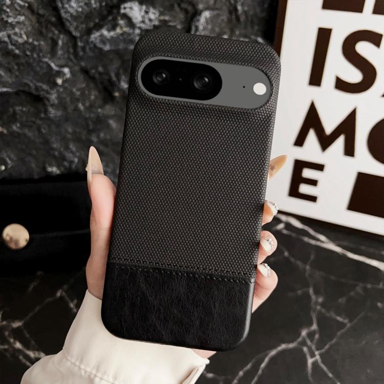 For Google Pixel 8 Stitching Cloth MagSafe Magnetic PC Hybrid PU Phone Case