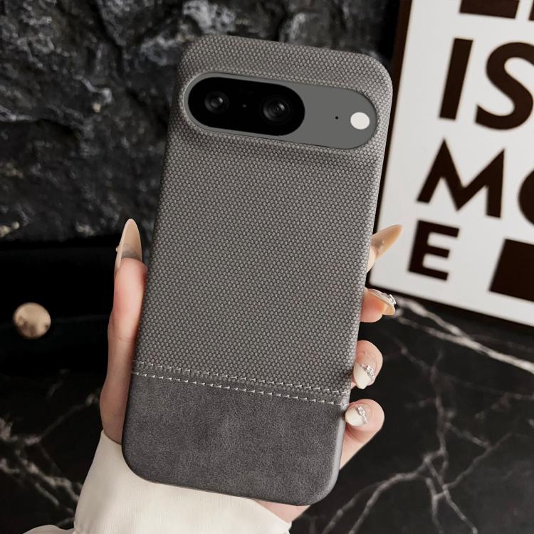 For Google Pixel 8 Stitching Cloth MagSafe Magnetic PC Hybrid PU Phone Case