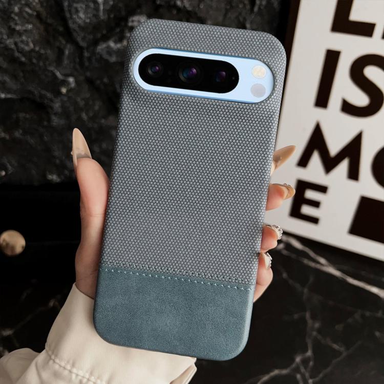 For Google Pixel 8 Pro Stitching Cloth MagSafe Magnetic PC Hybrid PU Phone Case