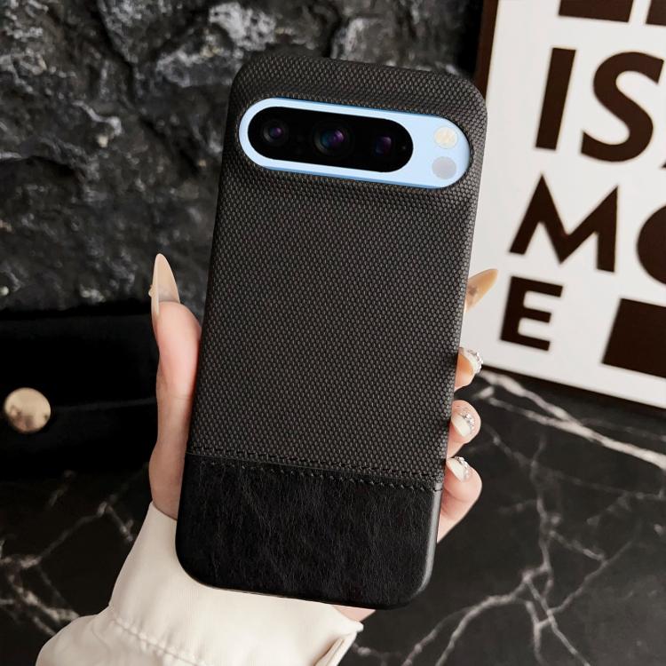 For Google Pixel 8 Pro Stitching Cloth MagSafe Magnetic PC Hybrid PU Phone Case