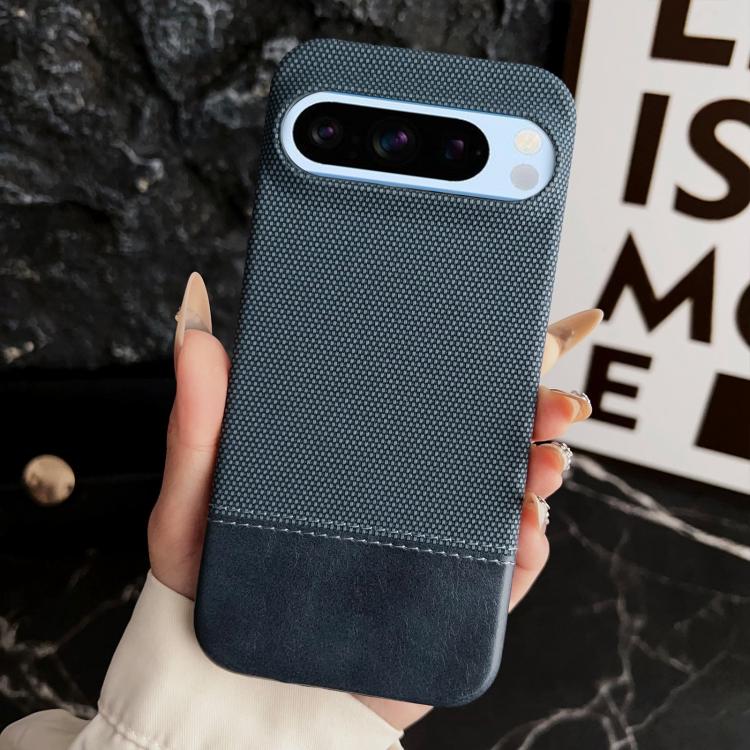 For Google Pixel 8 Pro Stitching Cloth MagSafe Magnetic PC Hybrid PU Phone Case