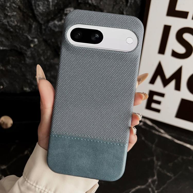 For Google Pixel 8a Stitching Cloth MagSafe Magnetic PC Hybrid PU Phone Case