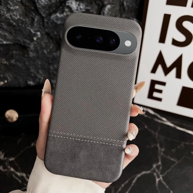 For Google Pixel 10 / Pixel 10 Pro Stitching Cloth MagSafe Magnetic PC Hybrid PU Phone Case