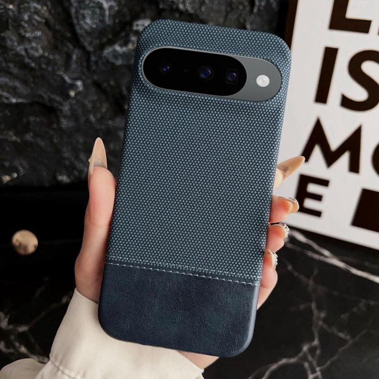 For Google Pixel 10 / Pixel 10 Pro Stitching Cloth MagSafe Magnetic PC Hybrid PU Phone Case