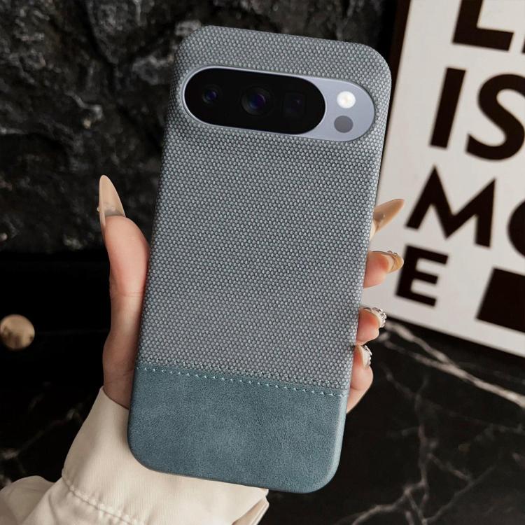 For Google Pixel 10 Pro XL Stitching Cloth MagSafe Magnetic PC Hybrid PU Phone Case