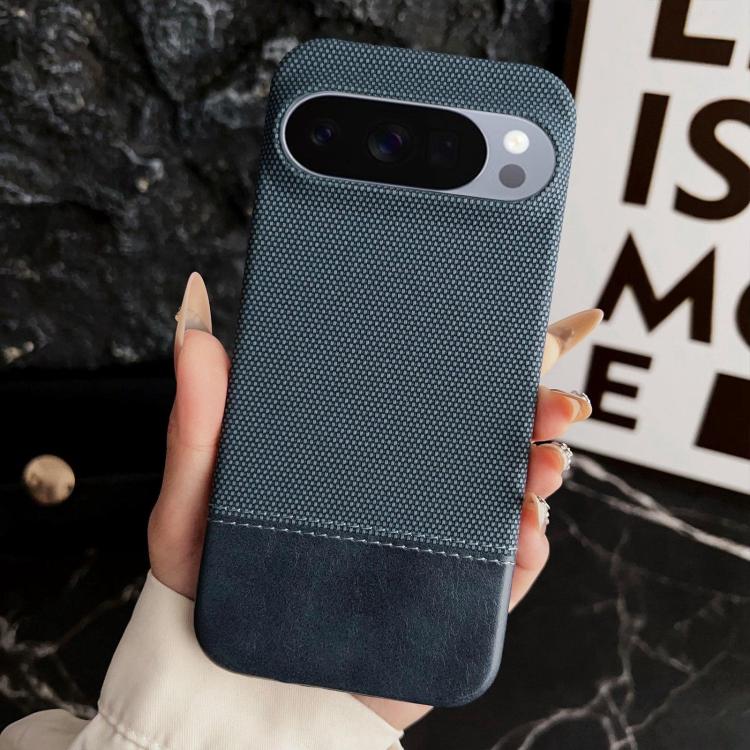 For Google Pixel 10 Pro XL Stitching Cloth MagSafe Magnetic PC Hybrid PU Phone Case