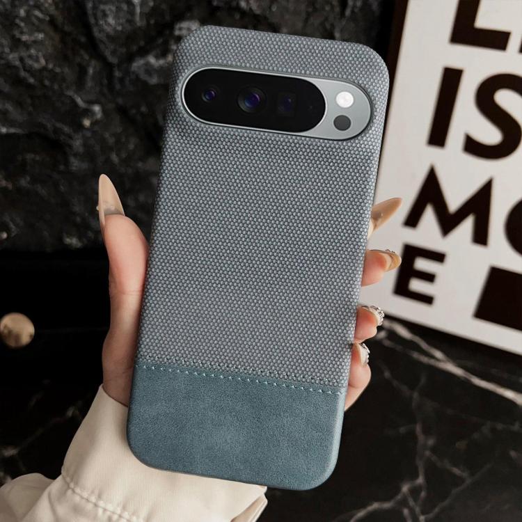 For Google Pixel 11 Pro XL Stitching Cloth MagSafe Magnetic PC Hybrid PU Phone Case