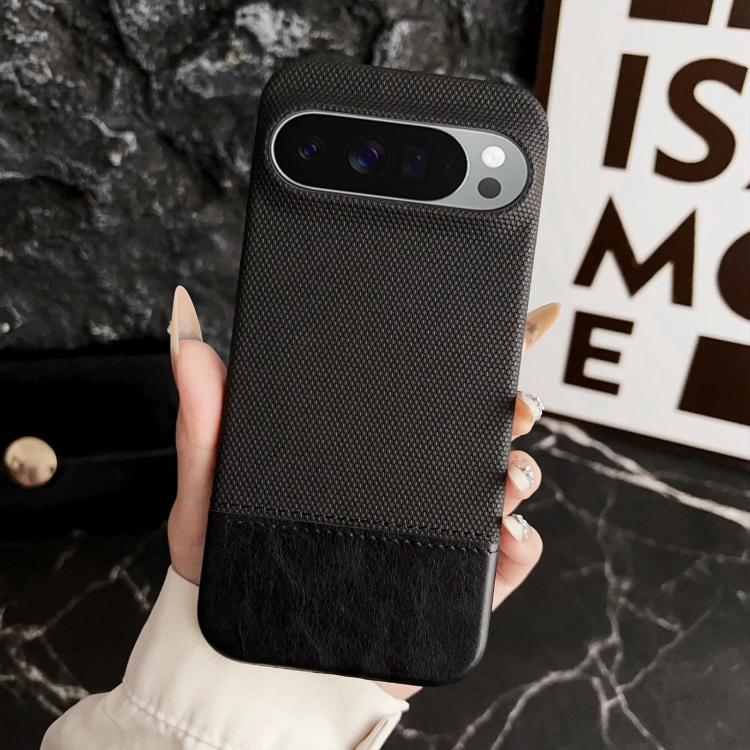 For Google Pixel 11 Pro XL Stitching Cloth MagSafe Magnetic PC Hybrid PU Phone Case