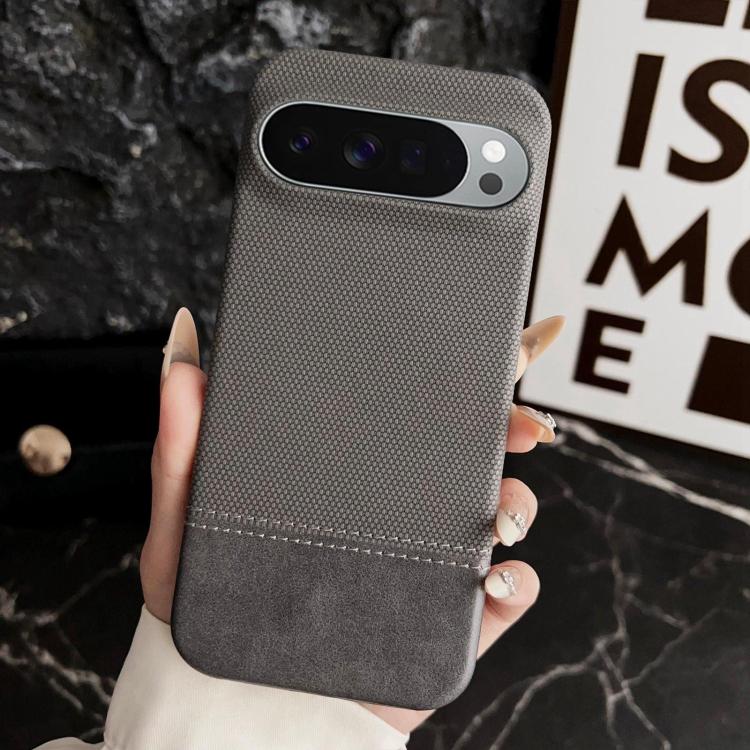 For Google Pixel 11 Pro XL Stitching Cloth MagSafe Magnetic PC Hybrid PU Phone Case