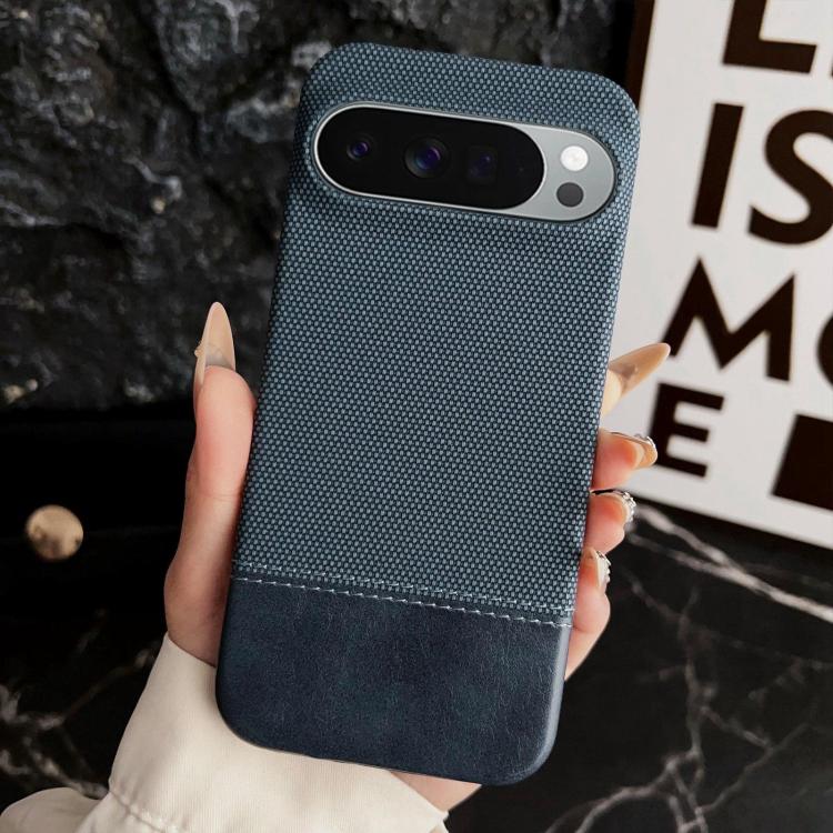 For Google Pixel 11 Pro XL Stitching Cloth MagSafe Magnetic PC Hybrid PU Phone Case