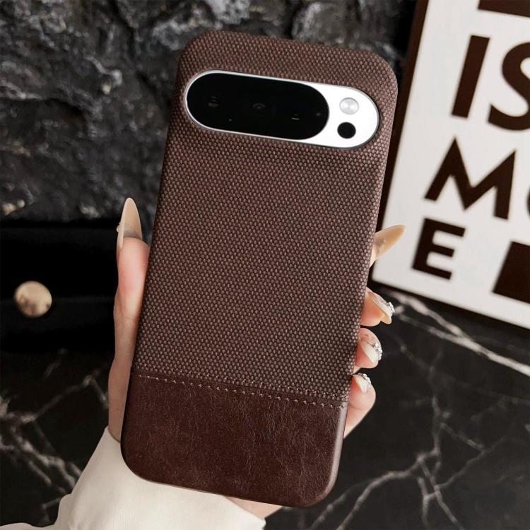 For Google Pixel 11 / Pixel 11 Pro Stitching Cloth MagSafe Magnetic PC Hybrid PU Phone Case